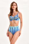Argento 1295-2078 Kadın Balenli Bikini Takım