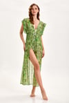 Argento 2158-2074 Kadın Fırfırlı Kaftan Pareo