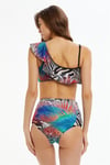 Argento Kadın Tek Omuz Volanlı Bikini 1391-7167