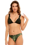 Argento  Kadın Tulum Uzun Üçgen Bikini 1433-7163