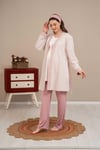 Baha 4505 Lohusa 3'lü Pijama Takım