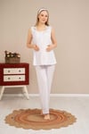 Baha 4521 Lohusa 3'lü Pijama Takım
