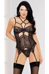 For Dreams Fantazi Siyah Jartiyer Takım 8291