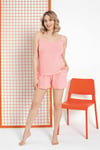 Guava 18063 Kadın İp Askılı Şortlu Pijama Takımı