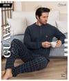 Guava 3514 Erkek Uzun Kollu Pijama Takımı