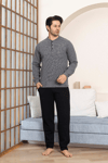 Guava 3536 Erkek Uzun Kollu Pijama Takımı