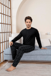 Guava 3545 Erkek Uzun Kollu Pijama Takımı