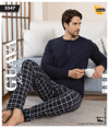 Guava 3547 Erkek Uzun Kollu Pijama Takımı