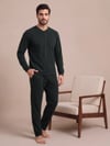 Guava 3634 Erkek Selanik Patlı Uzun Kol Pijama Takımı