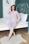 Guava 4169 Kadın Uzun Kollu Pijama Takımı