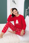 Guava 4221 Kadın Termal Uzun Kollu Pijama Takımı