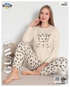 Guava 4432 Kadın Termal Uzun Kollu Pijama Takımı