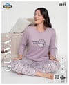 Guava 4449 Kadın Termal Uzun Kollu Pijama Takımı
