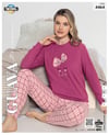 Guava 4464 Kadın Termal Uzun Kollu Pijama Takımı