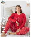Guava 4536 Kadın B.B. Termal Uzun Kollu Pijama Takımı