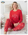 Guava 4537 Kadın Termal Uzun Kollu Pijama Takımı