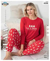 Guava 4538 Kadın Termal Uzun Kollu Pijama Takımı