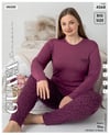Guava 4568 Kadın Viskon Uzun Kol B.B. Pijama Takımı