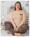Guava 4569 Kadın Viskon Uzun Kol B.B. Pijama Takımı