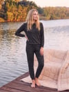Guava 4588 Kadın Soft Triko Uzun Kol Pijama Takımı