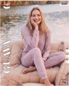 Guava 4589 Kadın Soft Triko Uzun Kol Pijama Takımı
