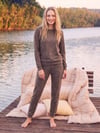 Guava 4591 Kadın Soft Triko Uzun Kol Pijama Takımı
