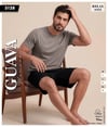 Guava 5128 Erkek Relax Kısa Kol Şortlu Pijama Takımı