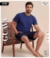 Guava 5130 Erkek Relax Kısa Kol Şortlu Pijama Takımı