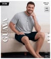 Guava 5136 Erkek Relax B.B.Kısa Kol Şortlu Pijama Takımı