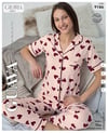 Guava 9186 Kadın Önden Düğmeli Kısa Kollu Pijama Takımı