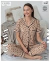 Guava 9187 Kadın Önden Düğmeli Kısa Kollu Pijama Takımı