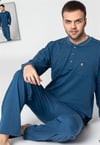 Guava Erkek Mavi Uzun Kollu Pijama Takımı 302