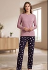 Jiber 10357 Kadın Uzun Kol Pijama Takımı