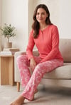 Jiber 10363 Kadın Patlı Uzun Kol Pijama Takımı