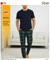 Jiber 15340 Erkek Kısa Kol Pijama Takımı