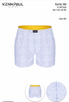 Kenn Paul Erkek Desenli Poplin Boxer