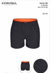 Kenn Paul Erkek Desenli Poplin Boxer