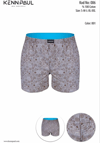 Kenn Paul Erkek Desenli Poplin Boxer