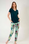 Kezokino 2100860377 Kadın Kısa Kollu Pijama Takımı