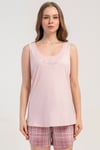 Kezokino 5121991276 Kadın Kalın Askılı Şortlu Pijama Takımı