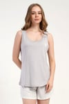 Kezokino 5122232751 Kadın Kısa Kol Şortlu Pijama Takımı