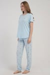 Kezokino Kadın Kısa Kol Pijama Takımı