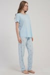 Kezokino Kadın Kısa Kol Pijama Takımı