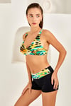 Lapieno 254239 Kadın Şortlu Fra Bikini Takım