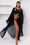 Lapieno 264832 Kadın Yarsa Kollu Kaftan Pareo