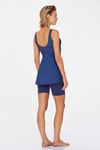 Lapieno 3859  Kadın Askılı Tankini Mayo