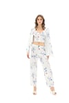 Moongirl 925 Kadın Üçlü Pijama Takım