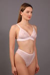 New Bra 332003 Kadın Dantelli Desteksiz Sütyen Külot Takım
