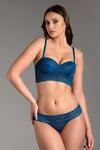 New Bra 334007 Kadın Desteksiz Sütyen Külot Takım