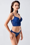 New Bra 334157 Kadın Dantelli Çift Destekli Sütyen Külot Takım